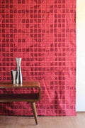 UPHOLSTERY FABRIC Sej Deep Red Upholstery Fabric