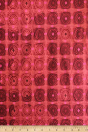 UPHOLSTERY FABRIC Sej Deep Red Upholstery Fabric