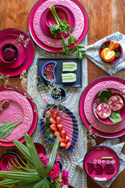 BOWL Semanae Serving Bowl (Pink/Matt Black)
