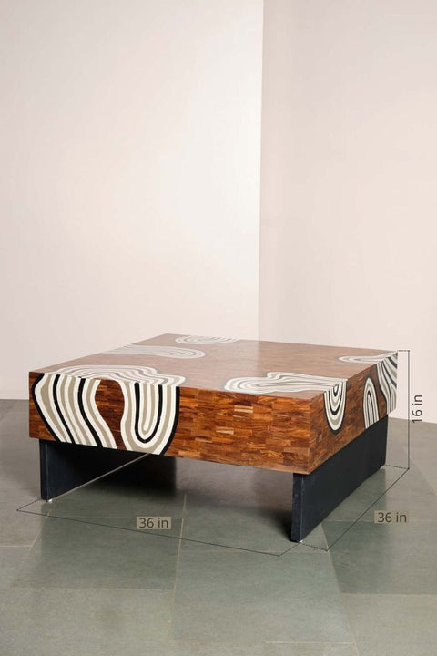 COFFEE TABLE Shifting Sands Inlay Coffee Table