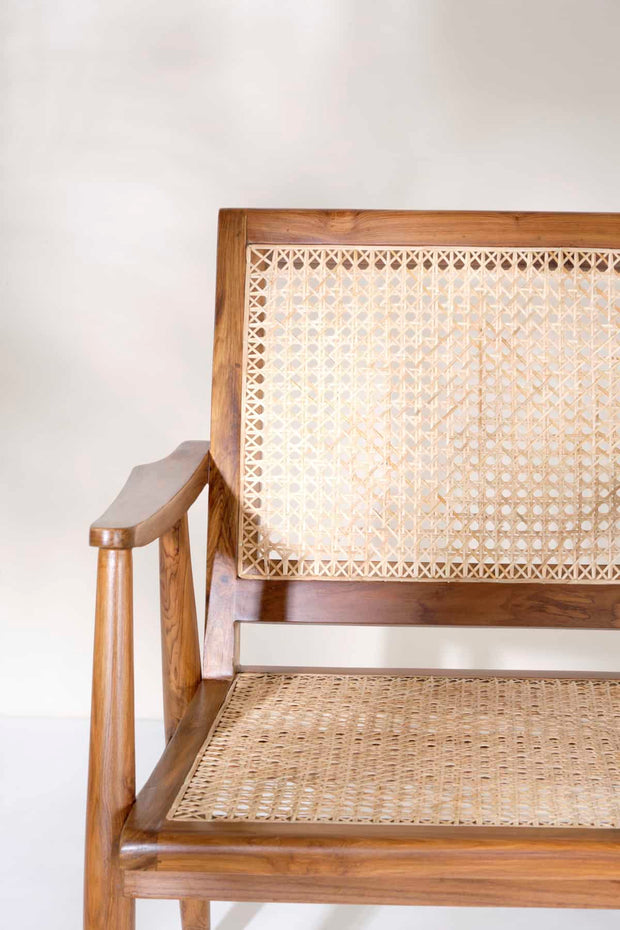 ARMCHAIR Sinni Single Seater Wicker Chair (Teak Wood)