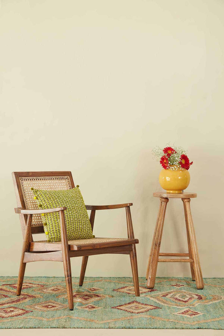 ARMCHAIR Sinni Single Seater Wicker Chair (Teak Wood)