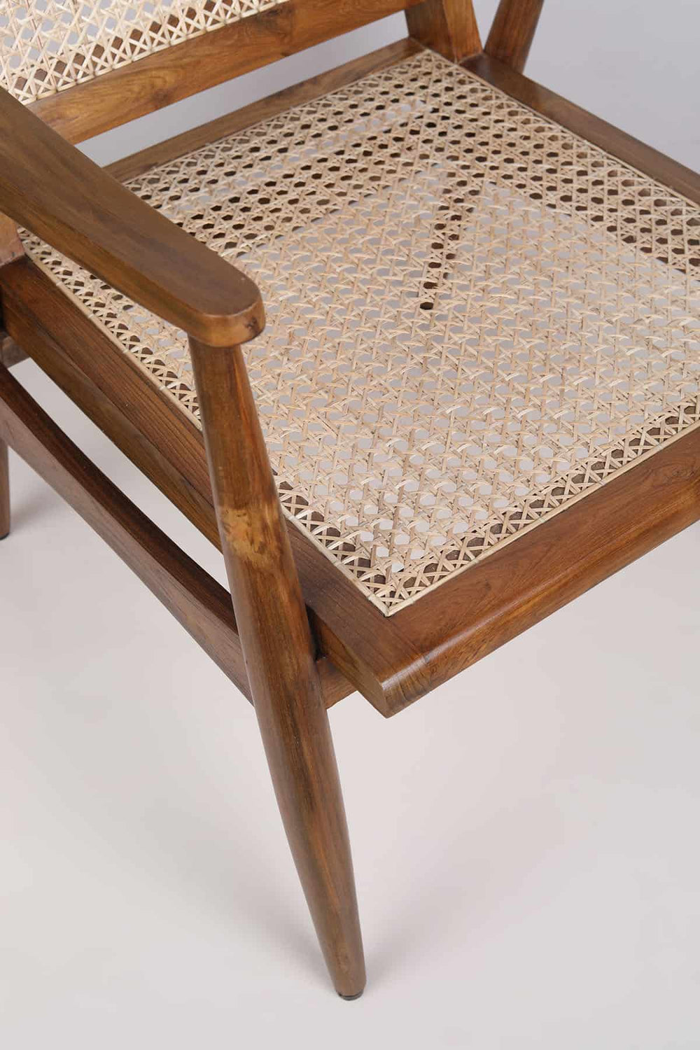 ARMCHAIR Sinni Single Seater Wicker Chair (Teak Wood)