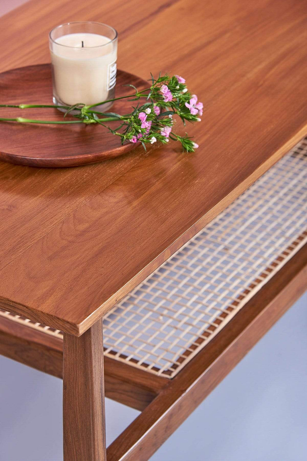 COFFEE TABLE Sleek Coffee Table (Teak Wood)