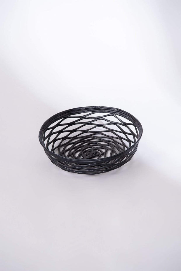 BASKET Recycled Black Fruit Basket (Large)