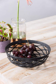 BASKET Recycled Black Fruit Basket (Small)