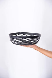 BASKET Recycled Black Fruit Basket (Small)