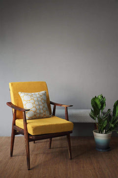 UPHOLSTERY FABRIC Solid Twisted Mustard Upholstery Fabric