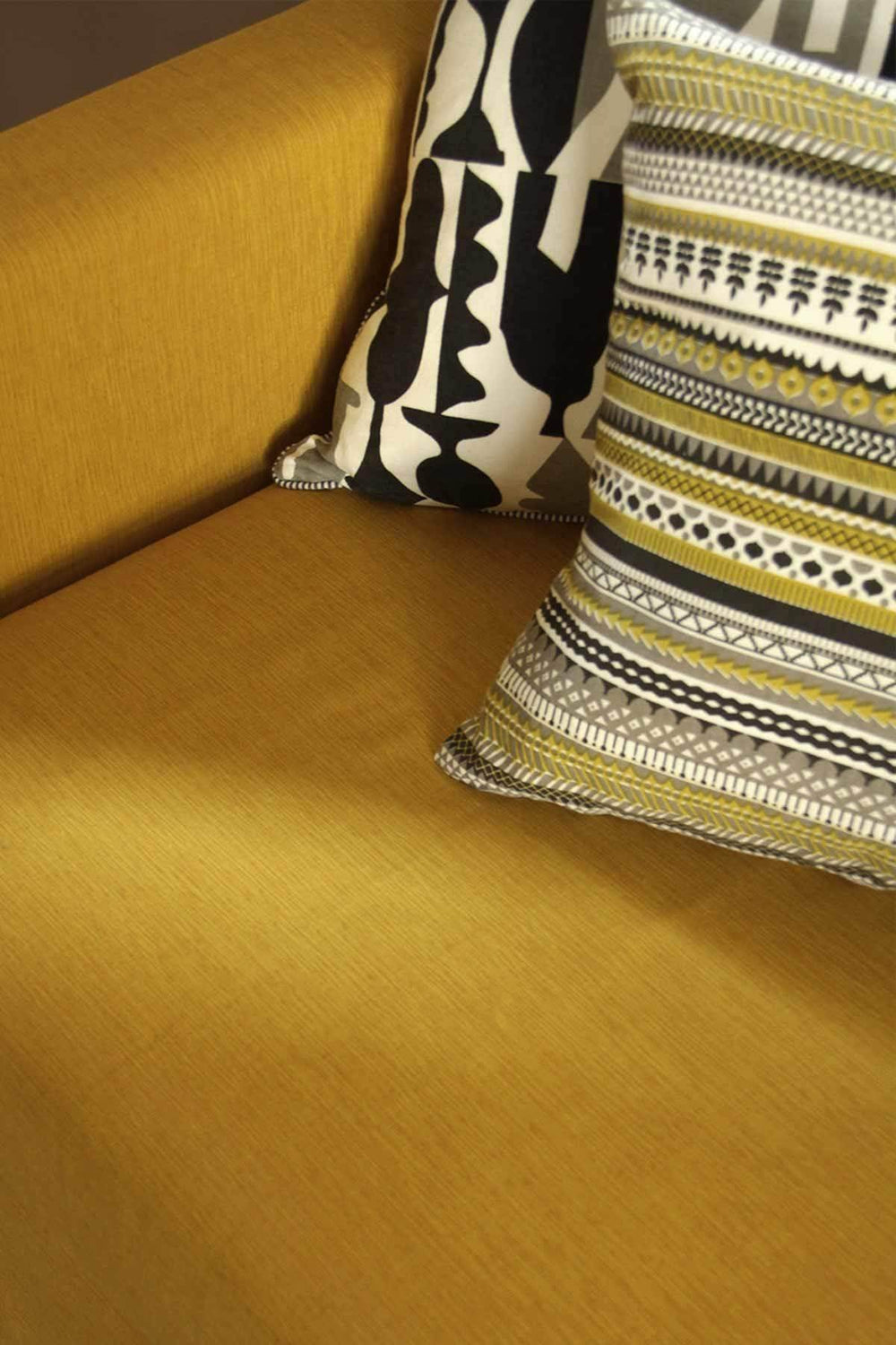 Yellow Upholstery Fabric Swatch