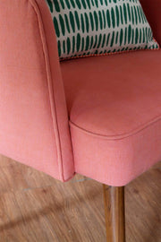 UPHOLSTERY FABRIC Solid Twisted Upholstery Fabric (Onion Pink)