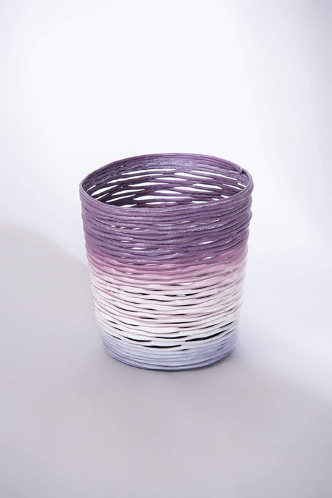 BASKET Recycled Planter (Mauve/Ombre)