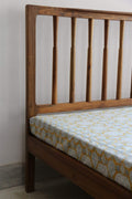 Spindle Teak Wood Bed
