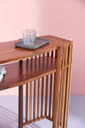 CONSOLE TABLE Spindle Console (Teak Wood)