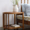 Spindle Teak Wood Bedside Table