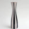 Stripe Ceramic Vase (Black And White)