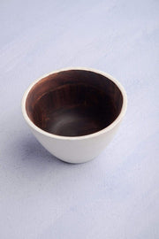 BOWL Tamor Solid Nut Bowl (Natural/White)