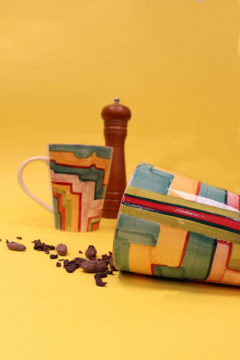 MUG Taram Coffee Mug (Multi-Colored)