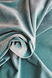 UPHOLSTERY FABRIC Teal Velvet Upholstery Fabric