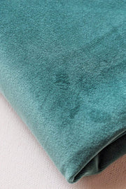 UPHOLSTERY FABRIC Teal Velvet Upholstery Fabric
