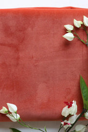 UPHOLSTERY FABRIC Tomato Red Velvet Upholstery Fabric