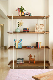 BOOKSHELF Tripod Bookshelf (Mango Wood)