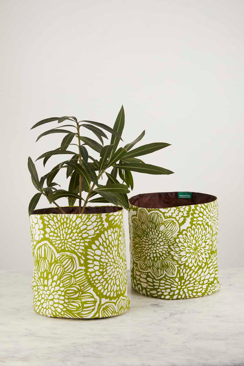 PLANT POTS Tulukka Fabric Planter (Olive)