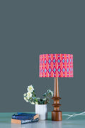 TABLE LAMP Turned Wood Table Lamp (Natural)