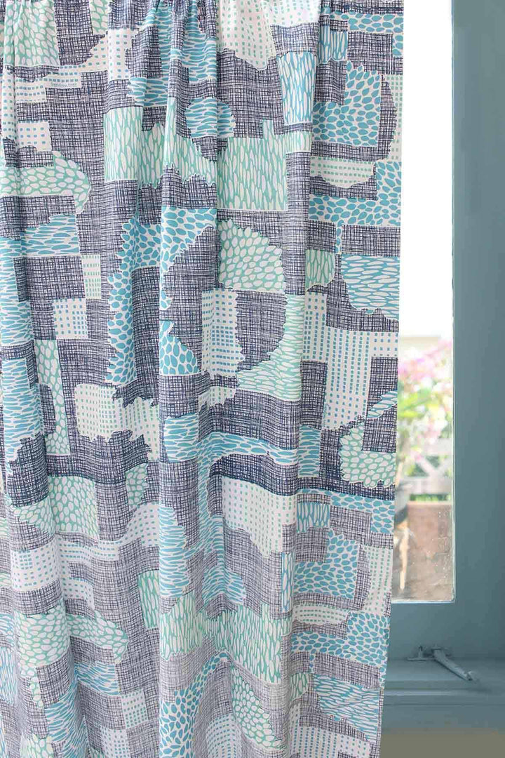 SHEER FABRIC AND CURTAINS Urban Jungle Sheer Fabric And Curtains (Chinablu)