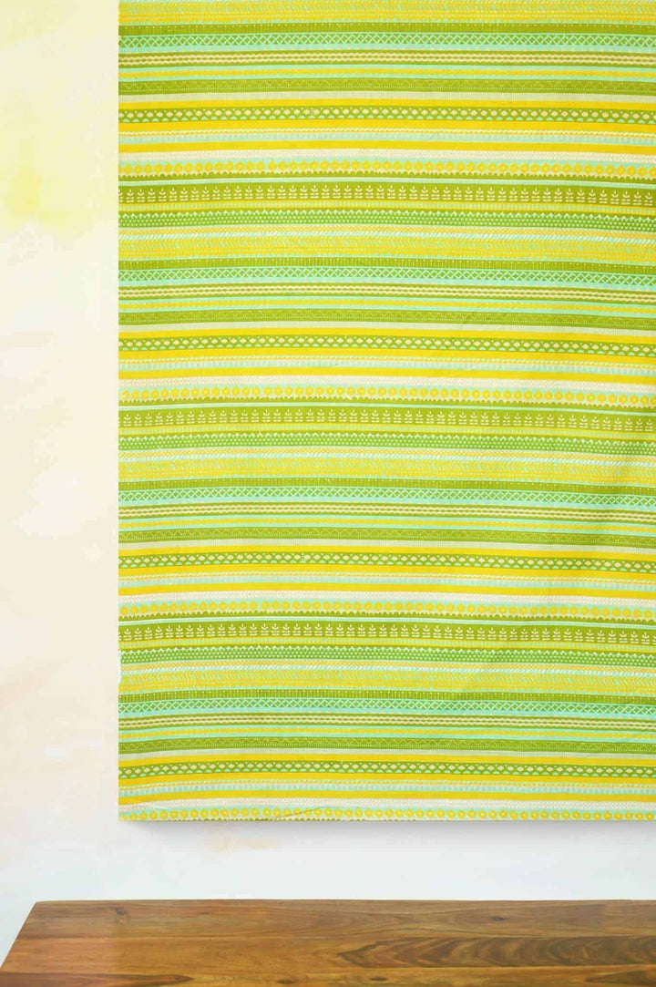 UPHOLSTERY FABRIC Valli Lime Upholstery Fabric