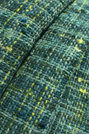UPHOLSTERY FABRIC SWATCH Water Depth Tweed Green/Lime Upholstery Fabric Swatch