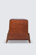 BEDSIDE TABLE Wicker Bedside Table (Teak Wood)