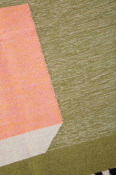 WOVEN RUG Window To The Field Woven Rug (Multi-Colored)