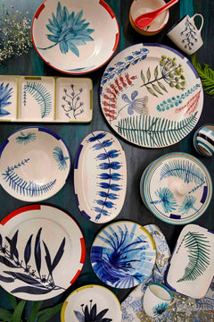 BOWL Wonderland Blue Round Bowl (Small)