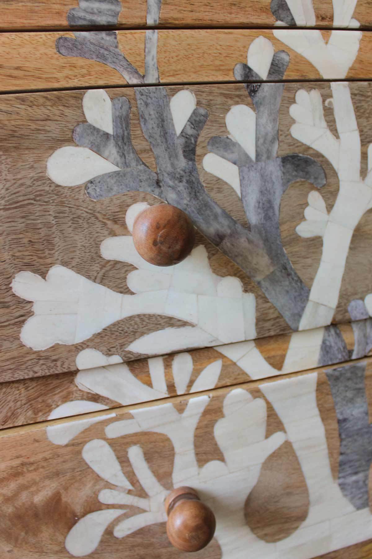 CHEST OF DRAWERS Wonderland Inlay Chest Of Drawers