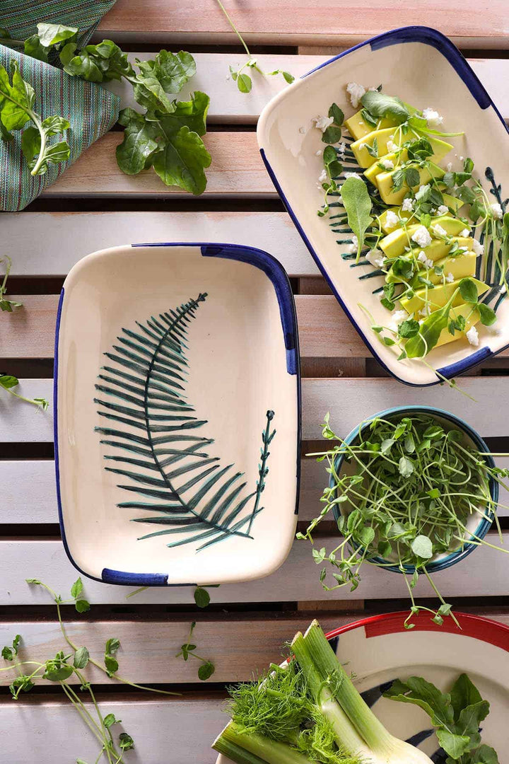 TRAY Wonderland Blue Nut Tray (Set of 2)