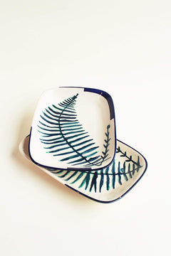 TRAY Wonderland Blue Nut Tray (Set of 2)