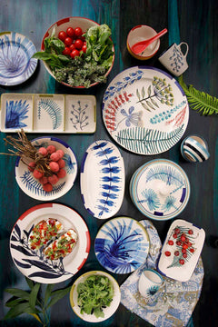 PLATTER Wonderland Rice Platter (Blue)