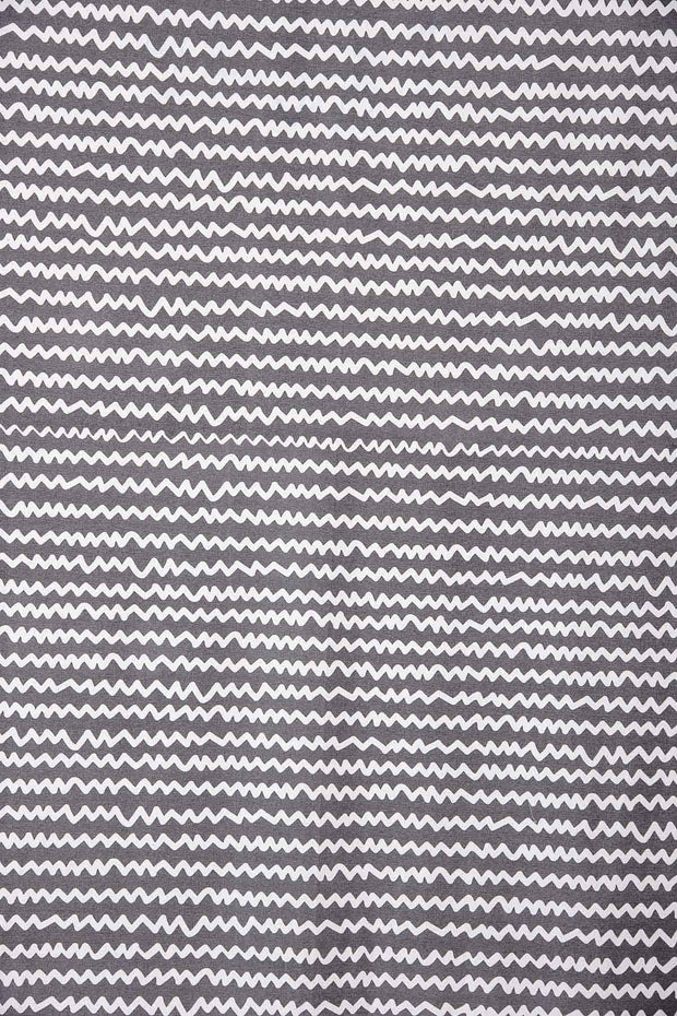 UPHOLSTERY FABRIC SWATCH Worli Water Upholstery Fabric (Charcoal) Swatch