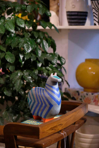 FIGURINE Zaza The Zebra Figurine (Multi-Colored)
