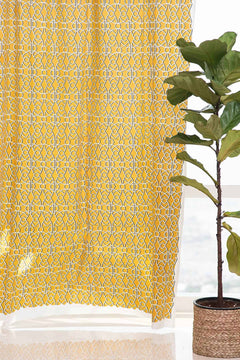 Gallica Cotton Fabric And Curtains (Soft Yellow)