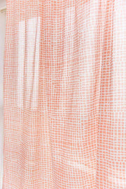 SHEER CURTAINS Grille Soft Pink Sheer Curtain (Cotton Voile)