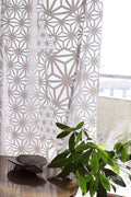 SHEER CURTAINS Kiwach White/Cream Khadi Sheer Curtain (Voile)