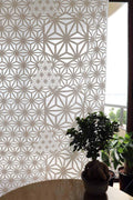 WINDOW CURTAINS Kiwach White/Cream Khadi Window Curtain In Sheer Fabric