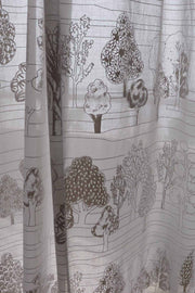 SHEER FABRIC AND CURTAINS Treeline Sheer Fabric And Curtains (Khadi)