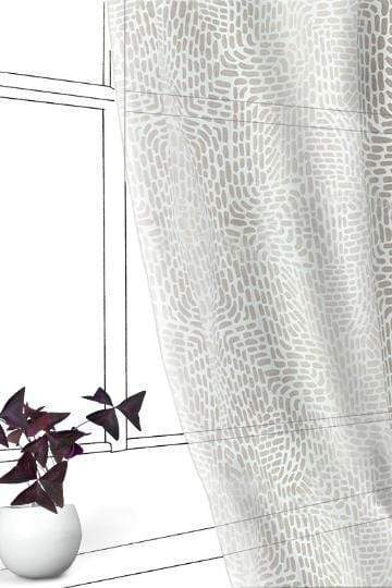 WINDOW CURTAINS Waymore Khadi Window Curtain In Sheer Fabric
